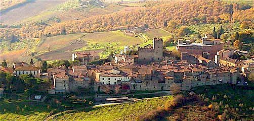 Castellina aerial