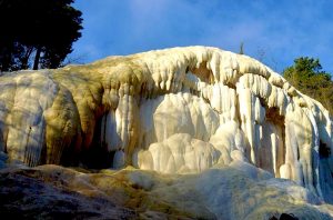 Bagni di San Filippo calcite formations