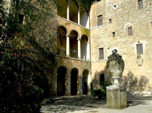 Hermitage of Lecceto courtyard