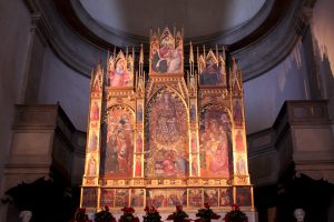 Montepulciano Duomo - Assumption of the Virgin triptych painted by Taddeo di Bartolo