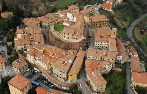 Lari village in the Province of Pisa