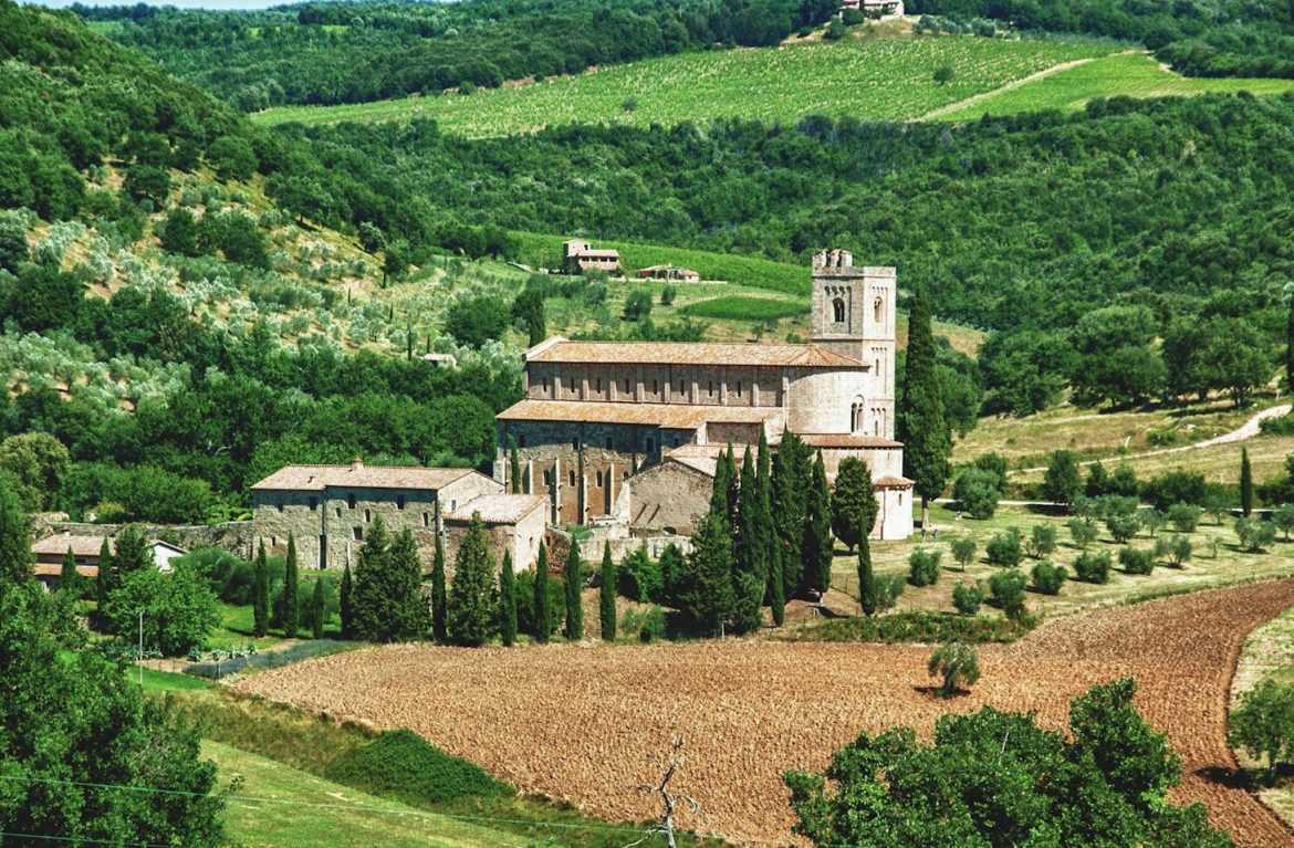 Sant’Antimo – the Abbey of Sant’Antimo near Montalcino