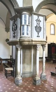 Pulpit of the Chiesa di San Giovanni Maggiore a Borgo San Lorenzo