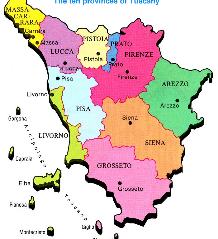 Provinces of Tuscany